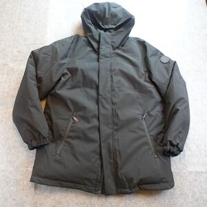 Noize Coat Mens XL Black Rafe Mid Length‎ Parka Hooded Insulated Heavyweight